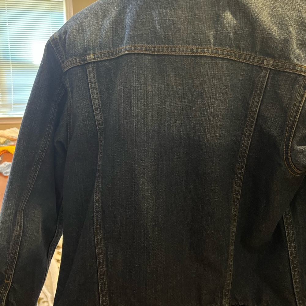 Blue Denim jacket with Sherpa fleece lining